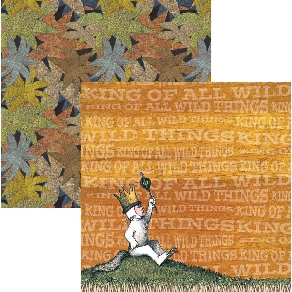 Paper House Double Sided Scrapbook Papers, Where the Wild Things Are “Max”, NWT